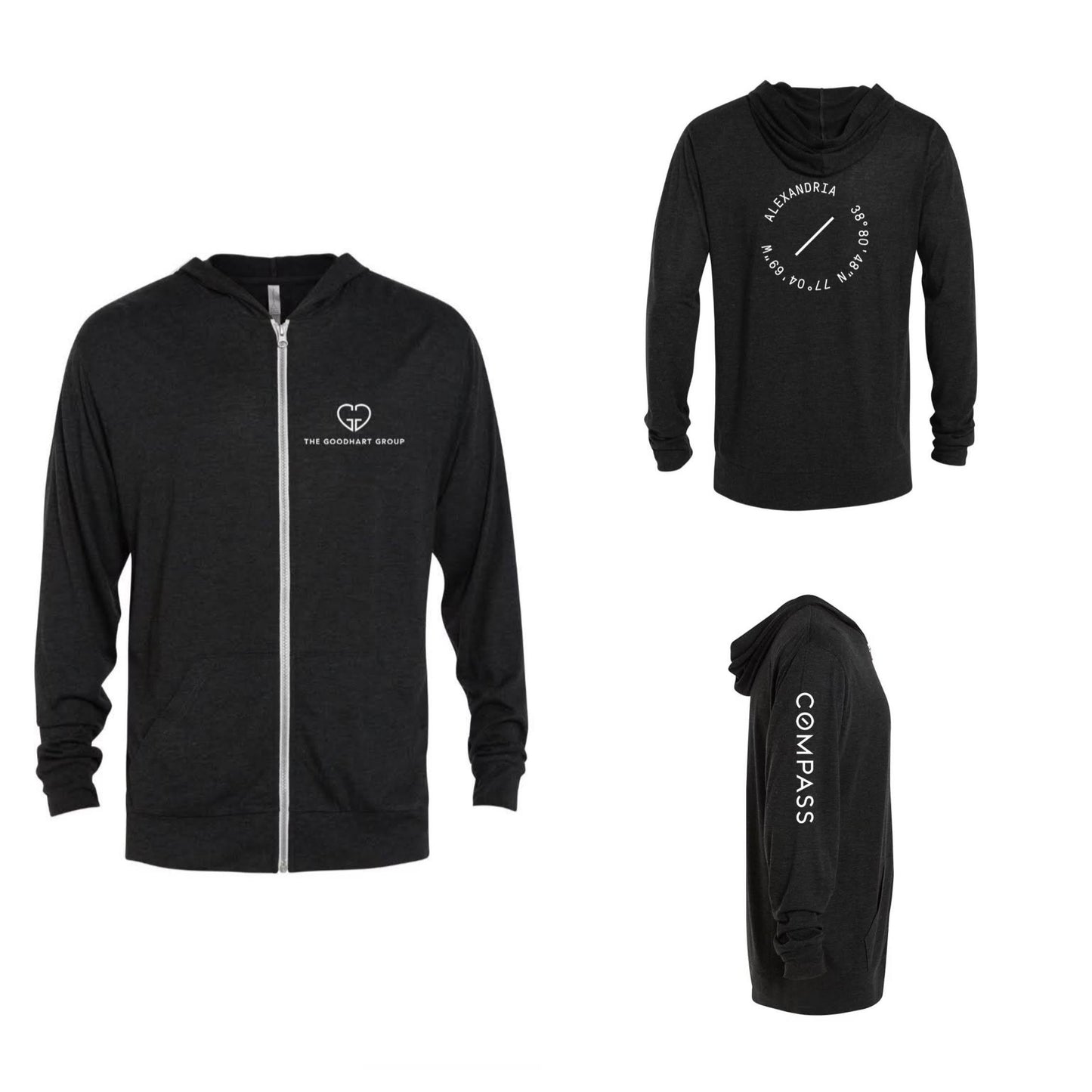 The GoodHart Compass Zip up Hoodie