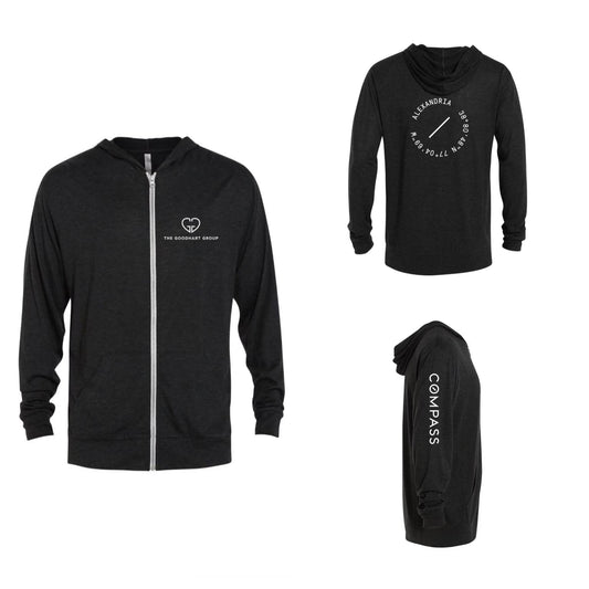 The GoodHart Compass Zip up Hoodie