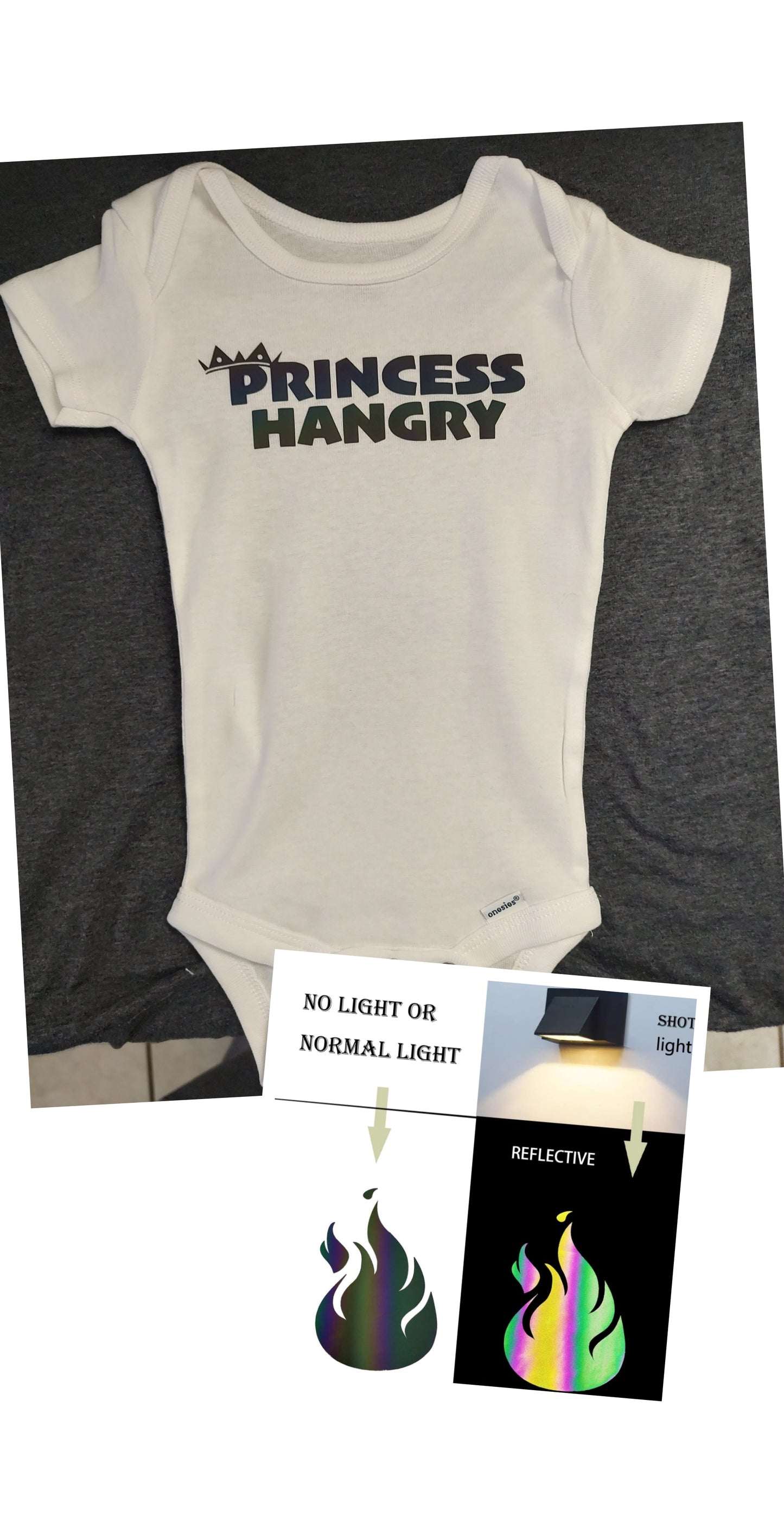 Princess Hangry (Baby Onesie)